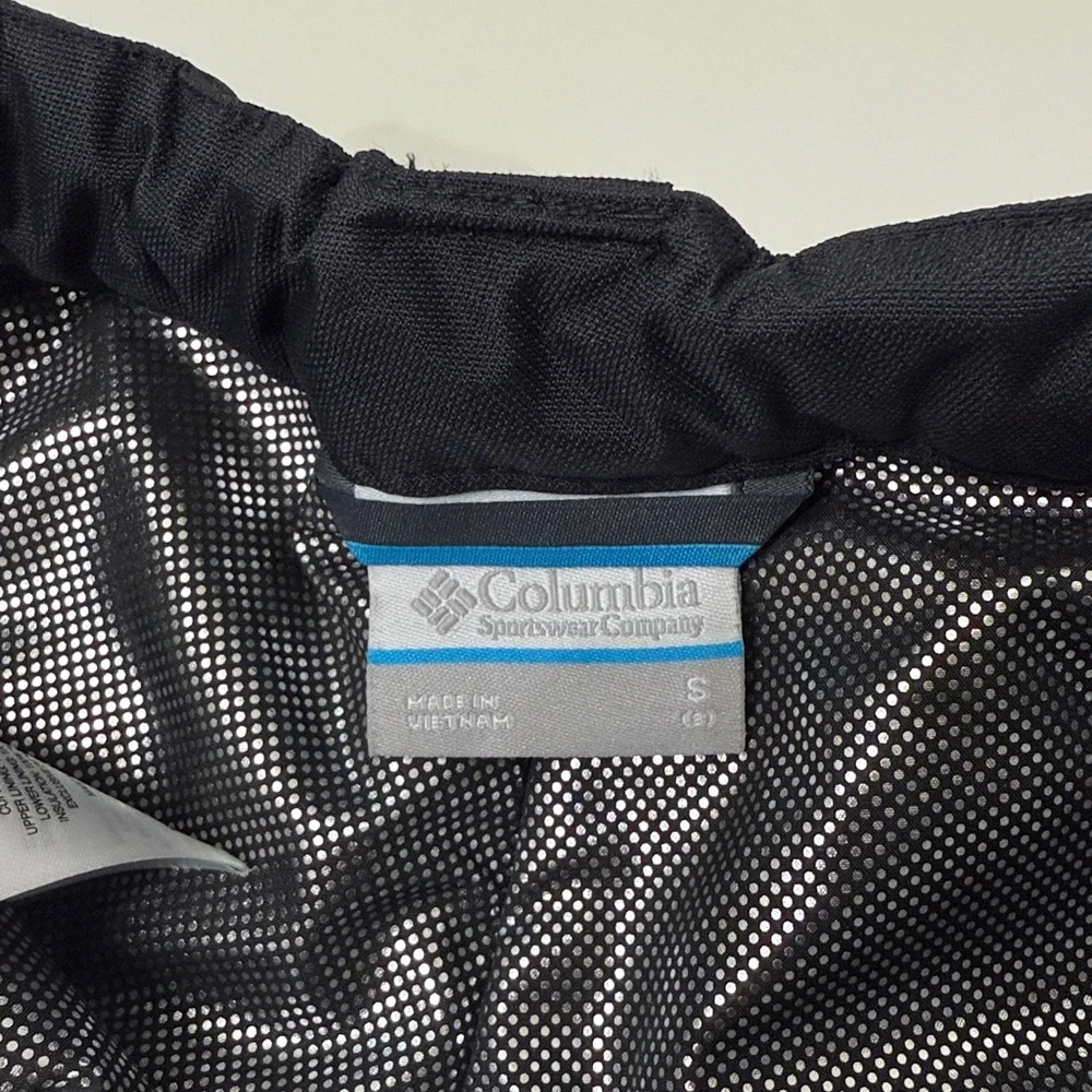 Columbia Kids Black Snow Ski Winter Pants size S/8 Omni tech‎